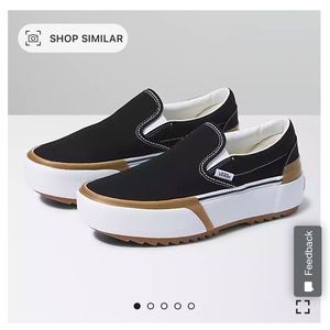Vans platform slip on